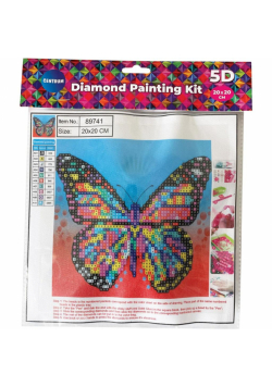 Mozaika diamentowa 5D 20x20cm Butterfly 89741