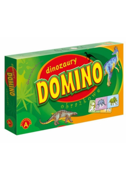 Domino obrazkowe - dinozaury ALEX