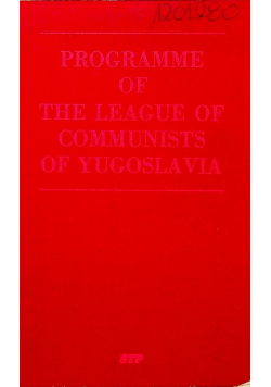 Programme of league of communists of yugoslavia