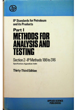 Methods for analysis and testing