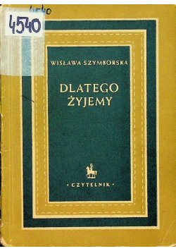Dlatego żyjemy