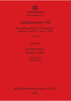Archaeometry 98, Volume I