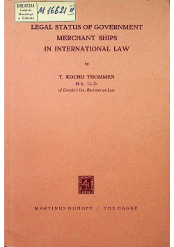 Legal status of government merchant ships in international law