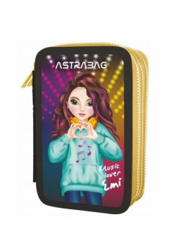 Piórnik potrójny Jumbo z wyp Top Teens ASTRA