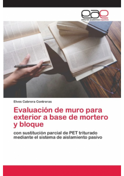 Evaluación de muro para exterior a base de mortero y bloque