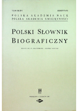 Polski Słownik Biograficzny Tom XLII / 1zeszyt 172