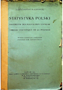 Statystyka Polski 1915 r