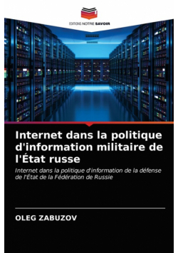 Internet dans la politique d'information militaire de l'État russe