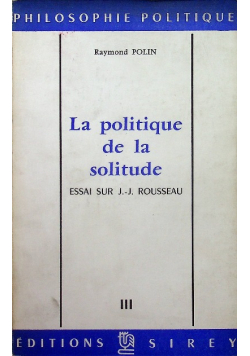 La politique de la solitude III