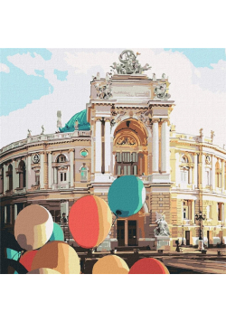 Malowanie po numerach - Perła nad morzem 40x40cm