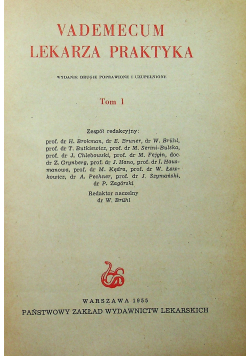 Vademecum Lekarza Praktyka Tom 1