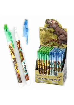 Ołówek z wymiennymi wkładami Dino (50szt)