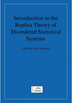 Introduction to the Replica Theory of Disordered Statistical Systems
