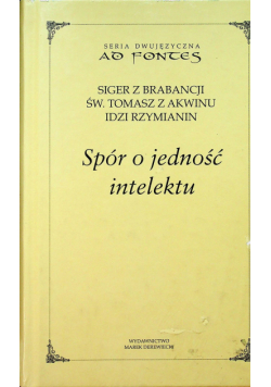 Spór o jedność intelektu