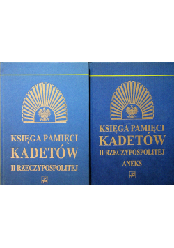 Księga pamięci kadetów II Rzeczypospolitej 2 tomy