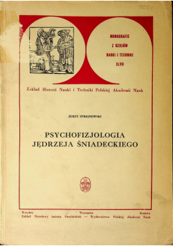 Psychofizjologia Jędrzeja Śniadeckiego
