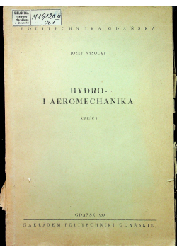 Hydro i aeromechanika część 1
