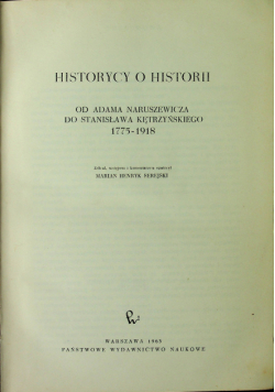 Historycy o historii