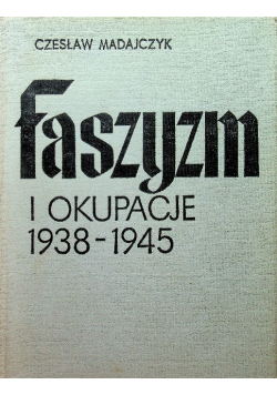 Faszyzm i okupacje 1938  1945