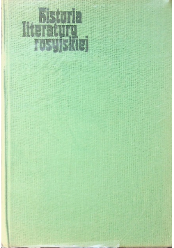 Historia literatury rosyjskiej