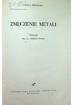 Zmęczenie metali