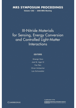 III-Nitride Materials for Sensing, Energy Conversion and Controlled Light-Matter Interactions