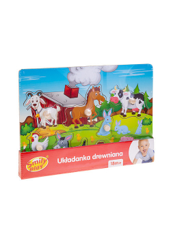 Układanka drewniana Farma uchwyty