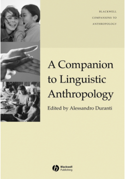 Companion to Linguistic Anthropology