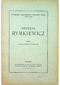 Generał Rymkiewicz 1930r