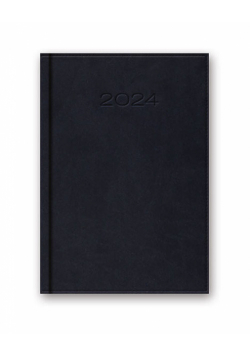 Kalendarz 2024 książkowy 41D B6 granatowy
