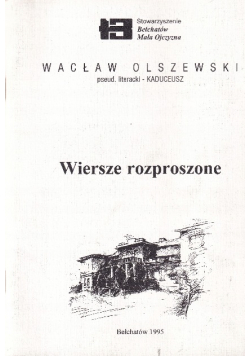 Wiersze rozproszone