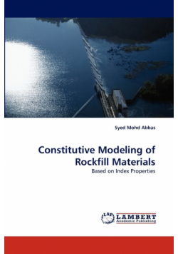 Constitutive Modeling of Rockfill Materials