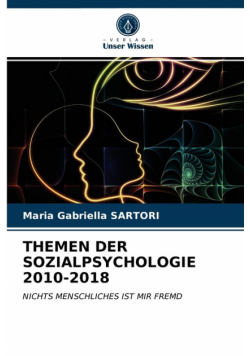 Themen Der Sozialpsychologie 2010-2018