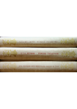 Hoffmann Dzieła wybrane 3 tomy