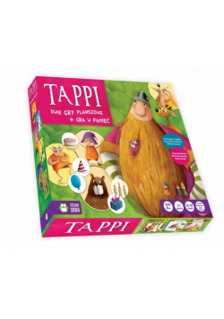 Tappi. 2 gry planszowe + gra w pamięć
