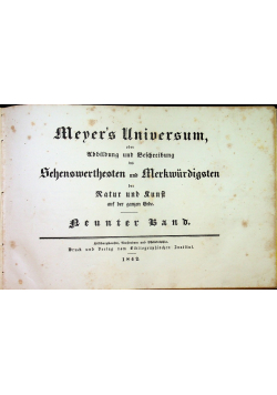 Meyer's universum 1842 r