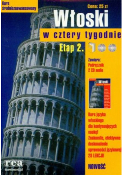 Włoski w cztery tygodnie Etap 2 NOWA
