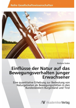 Einflusse Der Natur Auf Das Bewegungsverhalten Junger Erwachsener