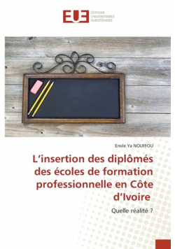 L'insertion des diplômés des écoles de formation professionnelle en Côte d'Ivoire