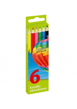 Kredki ołówkowe 6 kolorów UNIONL