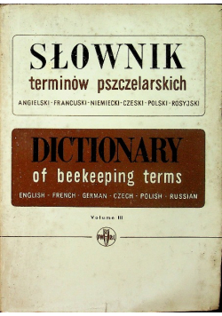 Słownik terminów pszczelarskich