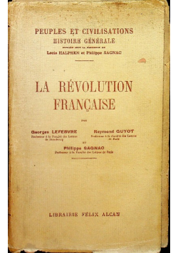 La revolution Francaise 1930 r