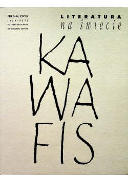 Literatura na świecie Numer 5 - 6 Kawafis