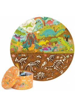 Puzzle okrągłe 150 Dinozaury