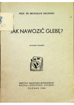 Jak nawozić glebę 1946 r