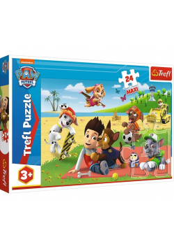 Puzzle 24 Maxi Zabawa na kocu TREFL