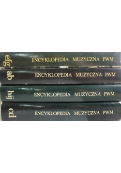 Encyklopedia muzyczna PWM tom I do IV