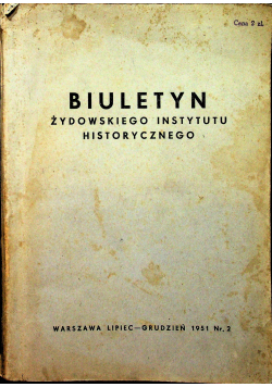 Biuletyn Żydowskiego Instytutu historycznego