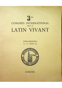 Congres international pour le latin vivant