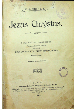 Jezus Chrystus 1907 r